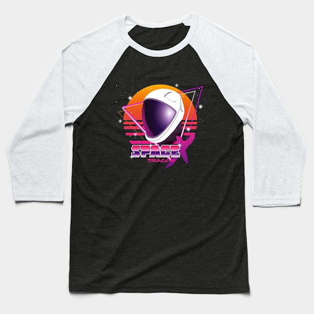 SpaceX Dragon v2 Baseball T-Shirt by JacsonX